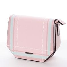 Silvia Rosa Pevná crossbody kabelka Casandra, růžová