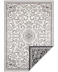 NORTHRUGS Kusový koberec Twin Supreme 103864 Leyte Black/Cream – na ven i na doma 80x150