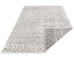 NORTHRUGS Kusový koberec Twin Supreme 103862 Biri Grey/Cream – na ven i na doma 80x250