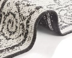 NORTHRUGS Kusový koberec Twin Supreme 103868 Cebu Black/Cream – na ven i na doma 120x170