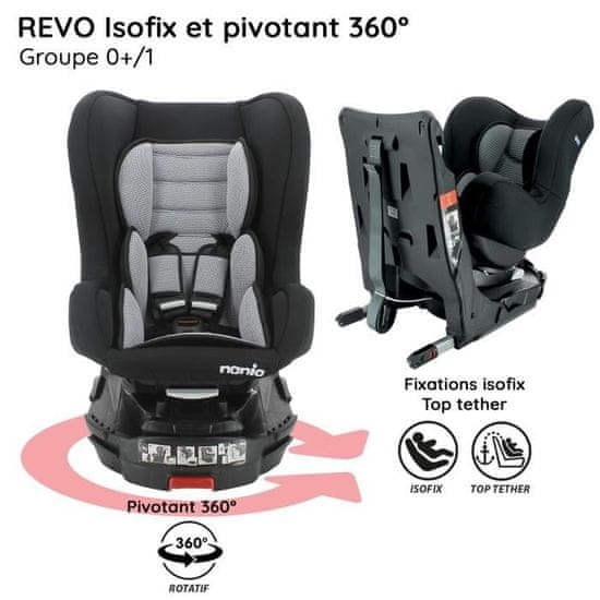 Nania Autosedačka ISOFIX NEO Revo otočná o 360° od 0 do 18 kg Skupina 0 + / 1, Hatrix