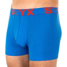 Styx Pánské boxerky sportovní guma nadrozměr modré (R967) - velikost XXXL