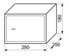 Ocelový sejf RS.18.K