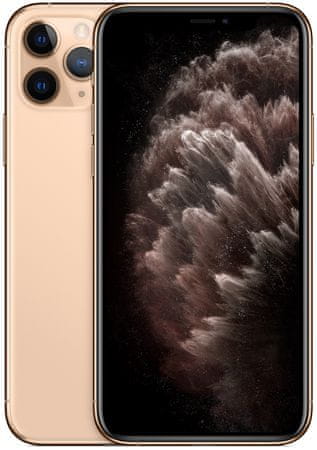 Apple iPhone 11 Pro, supervýkonný procesor, strojové učení, A13 Bionic, velký displej, duální ultraširokoúhlý fotoaparát, IP68, voděodolný, Face ID, čtečka obličeje, Dolby Atmos repasovaný obnovený originální Apple součástky Renewd refurbished iPhone záruka 24měsíců záruka 2 roky