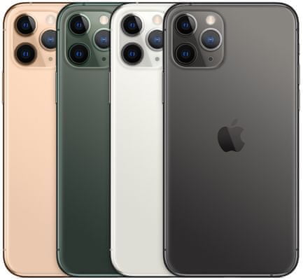 Apple iPhone 11 Pro, Super Retina XDR displej, TrueTone displej, věrné barvy, vysoké rozlišení, velký displej, šetrný