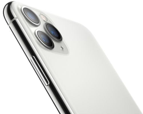 Apple iPhone 11 Pro Max, duální širokoúhlý ultraširokoúhlý fotoaparát vylepšený noční režim optická stabilizace obrazu Smart HDR