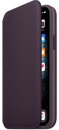 Apple iPhone 11 Pro kožený Folio, Aubergine MX072ZM/A