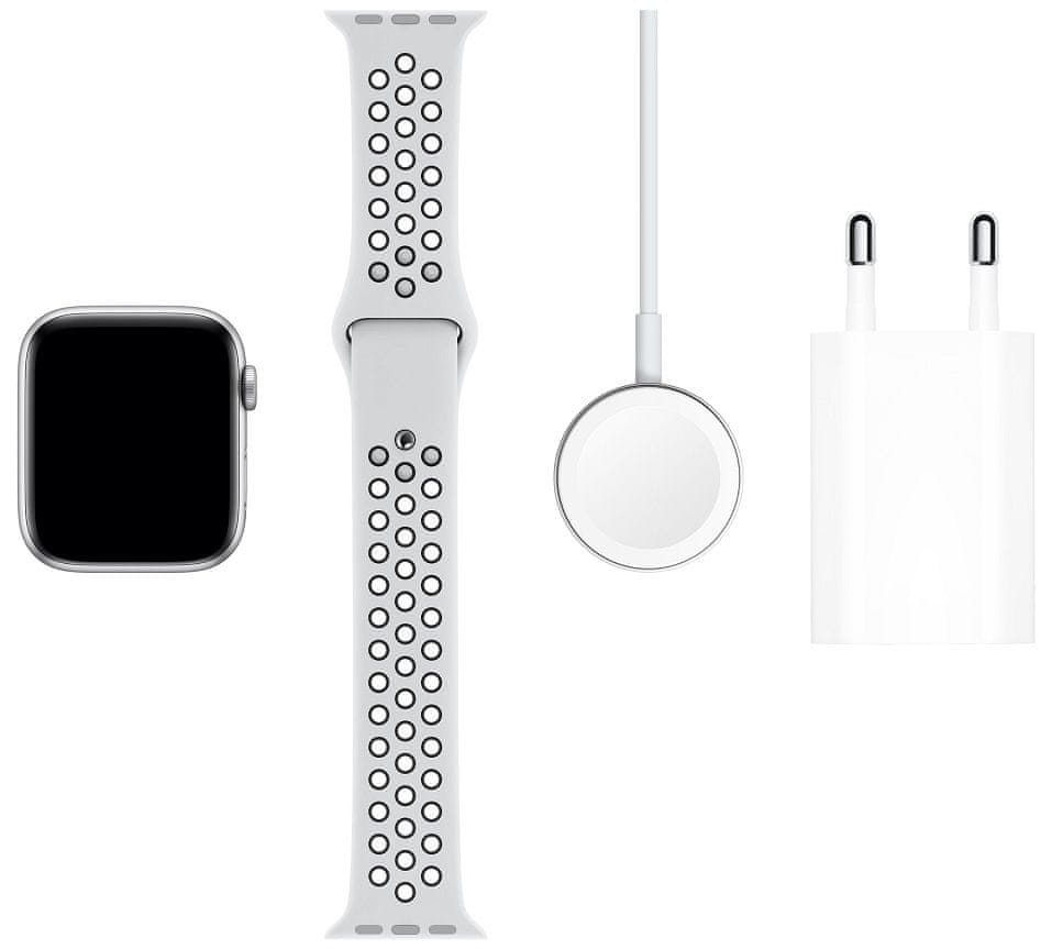 Apple Watch Nike Series 5 GPS, 44mm Silver Aluminium Case with