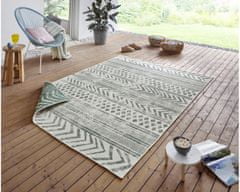 NORTHRUGS Kusový koberec Twin Supreme 103861 Biri Green/Cream – na ven i na doma 80x150