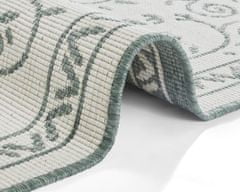 NORTHRUGS Kusový koberec Twin Supreme 103865 Leyte Green/Cream – na ven i na doma 80x150