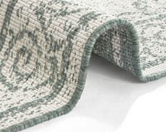 NORTHRUGS Kusový koberec Twin Supreme 103869 Cebu Green/Cream – na ven i na doma 80x150