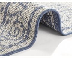 NORTHRUGS Kusový koberec Twin Supreme 103871 Cebu Blue/Cream – na ven i na doma 80x150