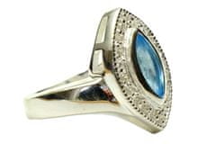 Amiatex Stříbrný prsten 14298, 52