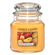 Yankee Candle Svíčka ve skleněné dóze , Salza z manga a broskví, 410 g