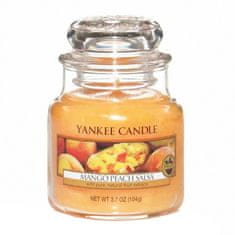 Yankee Candle Svíčka ve skleněné dóze , Salsa z manga a broskví, 104 g