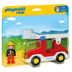 Playmobil Hasičské auto , 1.2.3, 2 ks