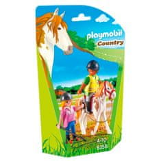 Playmobil Učitelka jízdy na koni , Jezdecký dvůr, 14 dílků