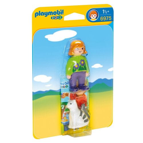 Playmobil Holčička s kočičkou , 1.2.3, 2 ks