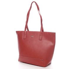 David Jones Nepřehlédnutelná praktická dámská taška Gottardo červená