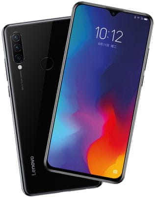 Lenovo K10 Note, trojitý fotoaparát, velký displej, dlouhá výdrž baterie, NFC, čtečka otisků prstů, odemykání obličejem, výkonný procesor