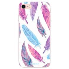 iSaprio Silikonové pouzdro - Feather Pattern 10 pro Apple iPhone 7 / 8