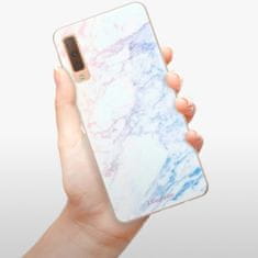 iSaprio Silikonové pouzdro - Raibow Marble 10 pro Samsung Galaxy A7 (2018)