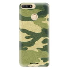 iSaprio Silikonové pouzdro - Green Camuflage 01 pro Huawei Y6 Prime 2018