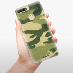 iSaprio Silikonové pouzdro - Green Camuflage 01 pro Huawei Y6 Prime 2018