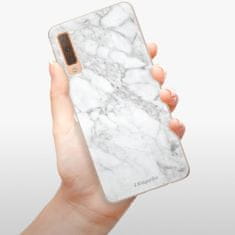 iSaprio Silikonové pouzdro - SilverMarble 14 pro Samsung Galaxy A7 (2018)