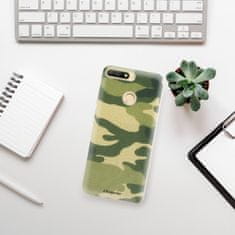 iSaprio Silikonové pouzdro - Green Camuflage 01 pro Huawei Y6 Prime 2018