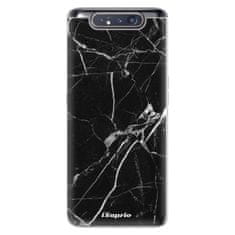 iSaprio Silikonové pouzdro - Black Marble 18 pro Samsung Galaxy A80