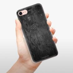 iSaprio Silikonové pouzdro - Black Wood 13 pro Apple iPhone 7 / 8