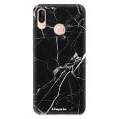 iSaprio Silikonové pouzdro - Black Marble 18 pro Huawei P20 Lite