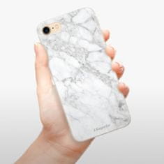 iSaprio Silikonové pouzdro - SilverMarble 14 pro Apple iPhone 7 / 8