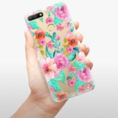 iSaprio Silikonové pouzdro - Flower Pattern 01 pro Huawei Y6 Prime 2018