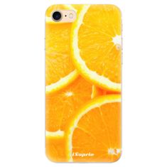 iSaprio Silikonové pouzdro - Orange 10 pro Apple iPhone 7 / 8