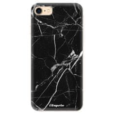 iSaprio Silikonové pouzdro - Black Marble 18 pro Apple iPhone 7 / 8