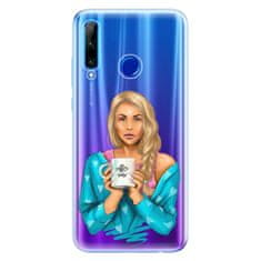 iSaprio Silikonové pouzdro - Coffe Now - Blond pro Honor 20 Lite