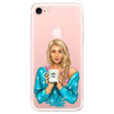 iSaprio Silikonové pouzdro - Coffe Now - Blond pro Apple iPhone 7 / 8