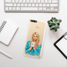 iSaprio Silikonové pouzdro - Coffe Now - Blond pro Huawei Y6 Prime 2018