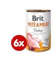 Brit Paté & Meat Turkey 6x400g