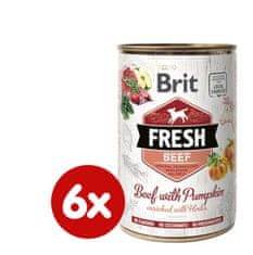 Brit Fresh Beef with Pumpkin 6x400g