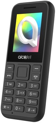 Alcatel 1066G, tlačítkový telefon, levný, dostupný mobil, FM rádio, barevný displej, kompaktní, malé rozměry, dlouhá výdrž na baterii