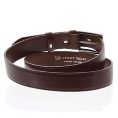 Penny Belts Pánský kožený opasek Jura hnědý vel. 95