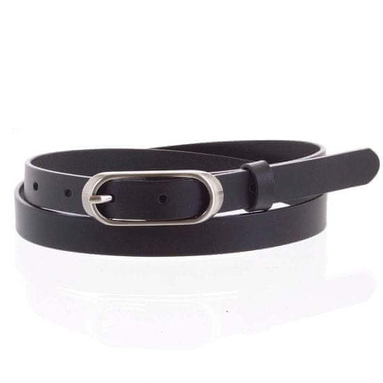 Penny Belts Stylový dámský kožený opasek Nora černý vel. 95