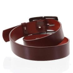 Penny Belts Dámský kožený opasek Jarmila červený vel. 90