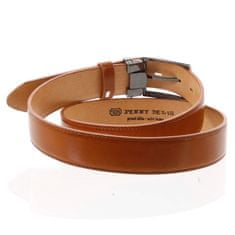 Penny Belts Pánský kožený opasek Florián hnědý vel. 115