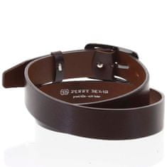 Penny Belts Stylový dámský kožený opasek Milota hnědý vel. 95