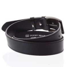 Penny Belts Pánský kožený opasek Robert černý vel. 95