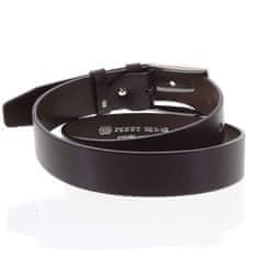 Penny Belts Elegantní kožený pánský opasek NICOLAS vel. 95, hnědý